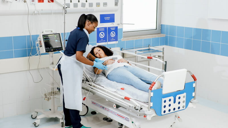 Angola patient check