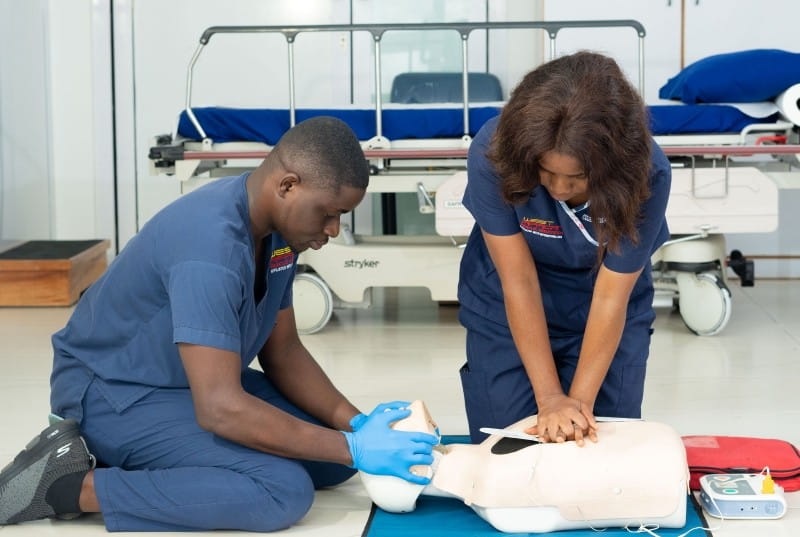 employees in wara medical center training