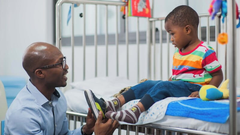 Takoradi clinic child consultation